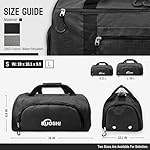 Gym Bag for Men & Women with Shoe Compartment & Wet Pocket, 31L Water Resistant Sports Duffle Bag with Quick-Access Pouch,Multi-Purpose Weekender Overnight Bag - Image 4