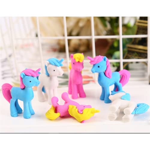 TERA 13 Unicorn Eraser Set (10 Pcs) Eraser for Girls Return Gifts
