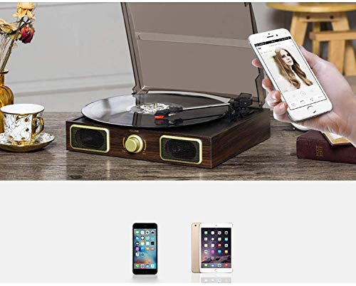 Tourne-Disque Bluetooth Tourne-Disque Vintage Portable à 3 Vitesses avec Haut-parleurs intégrés, Conception de Valise… - Les Beatles, Paul McCartney, John Lennon, RIngo Starr, George Harrison Tourne-Disque Bluetooth Tourne-Disque Vintage Portable à 3 Vitesses avec Haut-parleurs intégrés, Conception de Valise… – Image 4