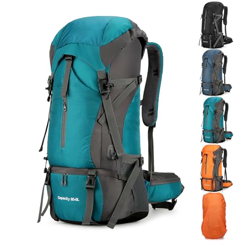 TQVLNMCR Mochila Senderismo 70L Verde