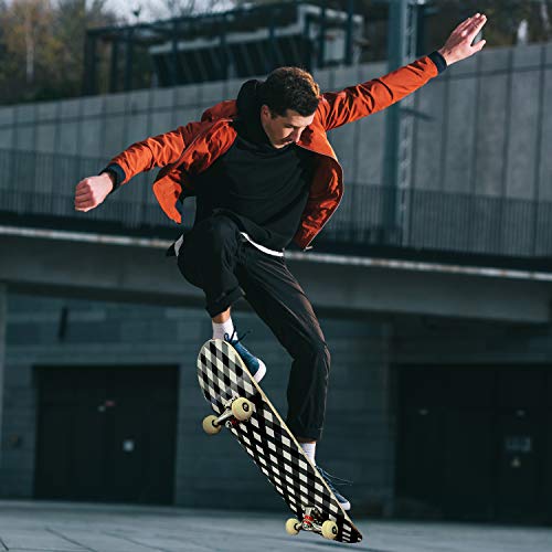 Gonex 31 "x 8" Compleet Skateboard voor tieners Volwassenen Beginners, 9 Layer Maple Deck Dubbele Kick Deck Concave Standaard Skateboards voor jongens en meisjes - Afbeelding 8