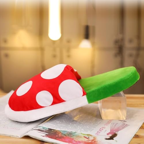 Piranha Plants Slippers, Funny Cartoon Cute Loafer with Pipe Pot Holder, Valentine's Day Gift3