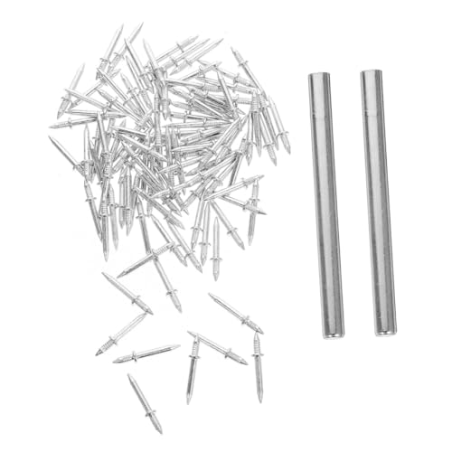 Angoily Clous à Double Tête Pour Tableaux Clous à Double Extrémité Pour Suspension De Tableaux Petits Pour Murs Plâtre Avec Manchons