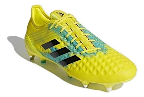 adidas Predator Malice (SG), Botas de Rugby para Hombre, Amarillo (Shoyel/Cblack/Hiraqu Shoyel/Cblack/Hiraqu), 47 1/3 EU