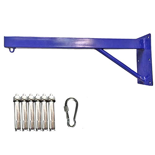 SHIJINHAO Heavy Punch Bag Wall Bracket Boxing Training Boom Hanging Hanger Sandbag Holder Thicken Load Bearing Rings Bracket Abdominal Training Accessories (Color : Purple, Size : 80x30cm)