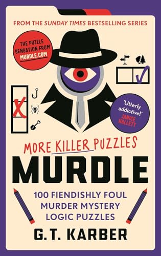 Image of Murdle Puzzle Series 4 Books Collection Set By G. T. Karber (Murdle, Murdle: More Killer Puzzles, Murdle: Even More Killer Puzzles & Murdle: The School of Mystery)