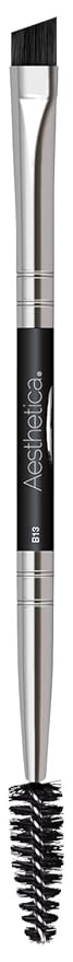 Aesthetica Pro Series Double Ended Eyebrow Brush & Spoolie -