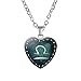 Produktbild 12 Sternzeichen Kette Waage frische Herzen Form Frauen Speicher Kette Schlüsselbein Konstellation Schmuck Anhänger Astrologie Valentinstag Jahrestag Männer Geschenk charmante party Horoskop Zubehör