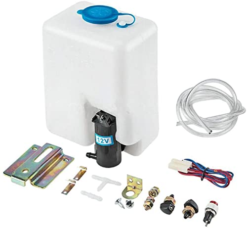 Kit de lave-glace universel pour pare-brise 12 V, pare-brise, pompe universelle pour pare-brise, pour voiture, pare-brise, lave-linge, pompe à réservoir kit 99300