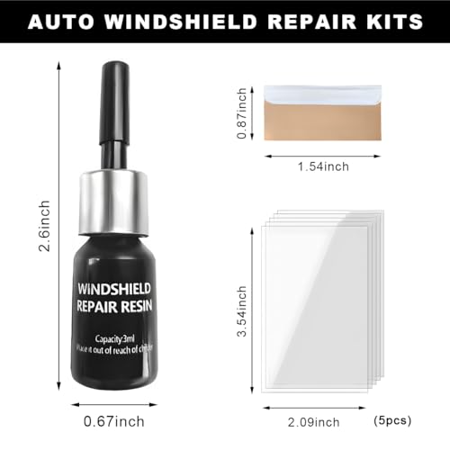 image for Yourkar Windshield Repair Kit, Quick Repair Resin Liquid for Windshiel