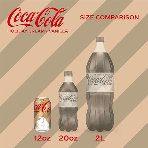 Coca-Cola Holiday Creamy Vanilla Fridge Pack Cans, 12 fl oz, 12 Pack