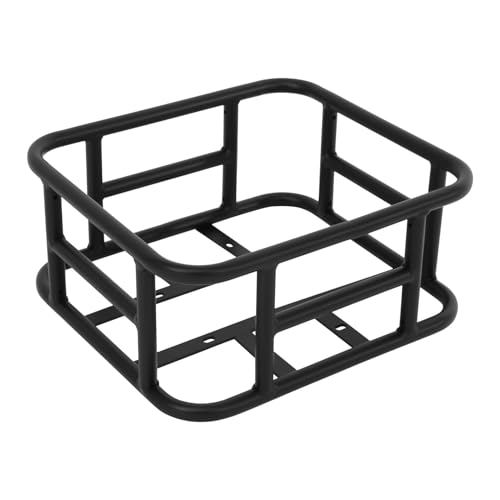 Cesta de bicicleta trasera, Cesta de bicicleta trasera - Cesta de bicicleta eléctrica de gran capacidad, 45.6x32x15cm Altura de la Bolsa de Ciclismo de Metal para Hombres y Mujeres