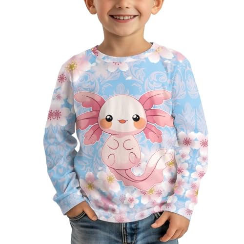 Image of Uourmeti Girls Graphic Tees Long Sleeve T Shirts for Teens Casual Tshirts Junior Sportswear Fall Tops