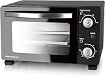 Melchioni Family | Forno Elettrico Modello DEVIL 11 con Capacità 11 litri, Temperatura regolabile fino a 230°C, Timer 30 Minuti, Colore Nero