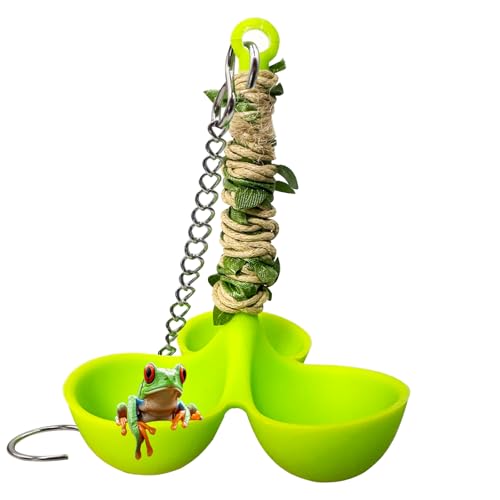 Delllala Frog Habitat Hammock with Suction Cup