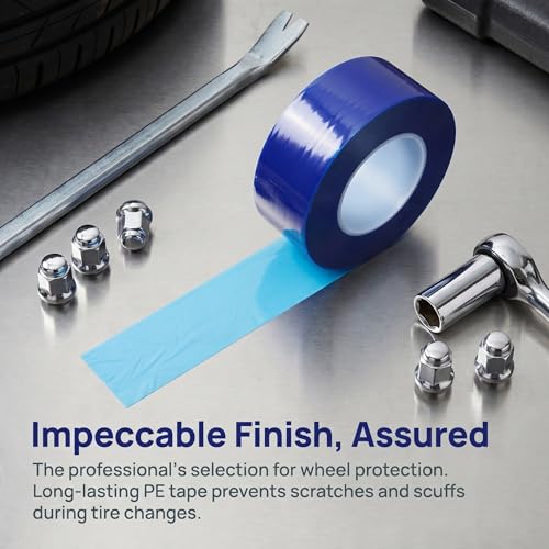 BETOOKY 2 rollos Cinta Protectora Azul para Rines miniatura 3