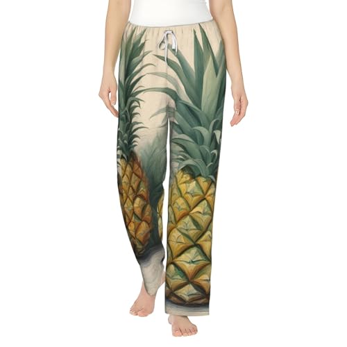 Pantalon de pyjama pour femme thermique contre le froid d'hiver vêtement ample