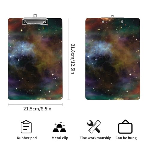 Porte bloc A4 avec pince à profil bas ultra compact design constellation