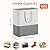 Lifewit 3 x 100L Laundry Hamper, Freestanding Laundry Basket with Handles, Waterproof Tall Collapsible Clothes Hamper for Laundry Dorm Bedroom Bathroom, Dark-Light