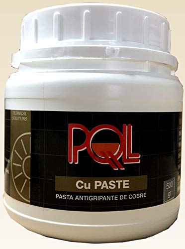 PQL Cu PASTE 500 gr - Pasta de cobre antigripante para montaje de mecanismos sometidos a temperaturas elevadas. Lubrica, protege y facilita el montaje y desmontaje de conexiones Cover