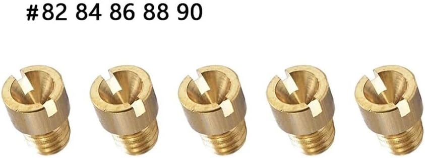 Fit for Carburetor M3 Main Jet gr Spray Nozzle YY50QT-8 LF50QT8A X1 LJ50QT-E Nozzle Carburador Gicleur Carburettor Main Jets(M3.5-82 84 86 88 90)