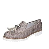 VSL Slip on Damen Glitter Platin 37 EU