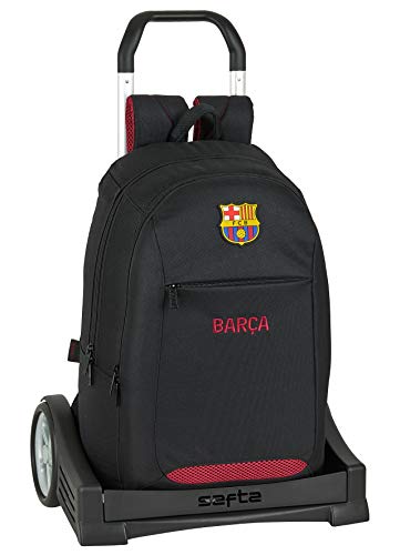 safta Mochila Escolar con Carro Evolution Incluido de FC Barcelona