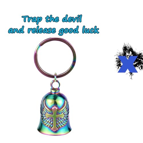 Image of Motorcycle Cross Bell - Key Chain Biker Bells Protect the Rider - Accessories