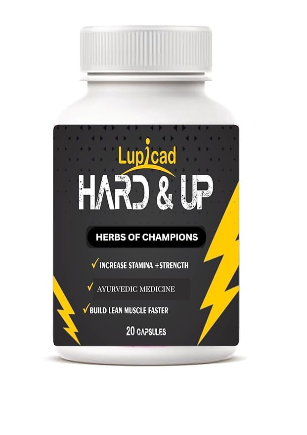 Lupicad Hard & UP Capsules | Stamina, Vitality & Immunity Booster for Men | Ayurvedic Herbal Energy Formula – 10 Capsules-image-48