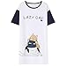 Produktbild New Cotton Nightgown Frauen süße Mädchen Lounge Niedlich Negligée Nachtwäsche Sommer Home-Kleid-beiläufige Nachtwäsche Weiß Sleep (Color : S2133, Size : M)