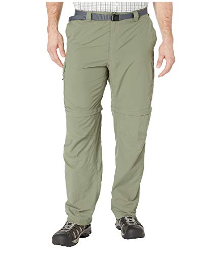 Image of Columbia Men's Big and Tall Silver Ridge Convertible Pant, Breathable, UPF, Cypress, 52x32