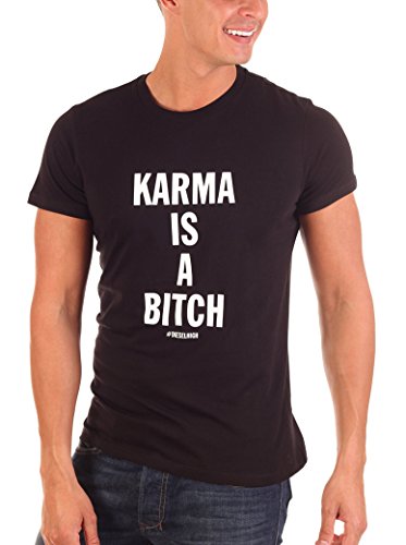 Diesel Men's DH-T-Karma T-Shirt, Black, Large