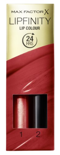 Max Factor Lipfinity Lip Colour Hot 120 – Kussechter Lippenstift mit 24h Halt ohne auszutrocknen, mit intensiver Farbabgabe… – Ansicht 1