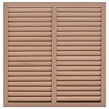 アイガーデン(igarden) アイウッド人工木製 ルーバーラティス ナチュラル 高さ90cm幅90cm 1枚 フェンス 塗装不要 シロアリ防止 メンテナンス楽 アイガーデンオリジナル 目隠し 日除け 境界 間仕切り