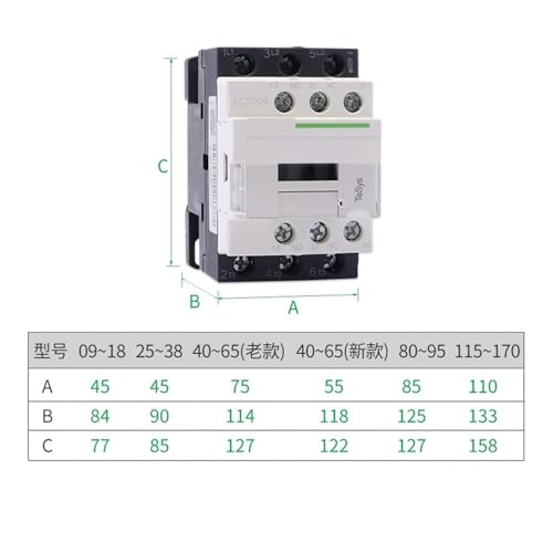Contacteur AC LC1D80F7C triphasé 80A bobine 220V commutation robuste - 4