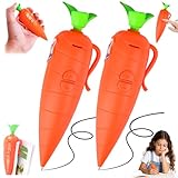Yizemay 2 Stück Karotten Aufnahme Stift, Lustiger Karotten Soundrekorder, Geschenke für Mädchen, Ostern Karotten Aufnahme Stift Ostern Geschenke Kinder.