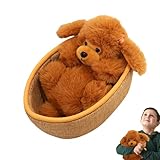 ♩Design distinctif : dotées d'un look captivant, ces poupées en peluche d'animaux de simulation arborent une forme mignonne et intéressante qui la gentillesse. Leur apparence exquise et leur expression mignonne en font une excellente option de cadeau. Affichez-les ou câlinez-les pour ajouter de la joie à toute occasion.