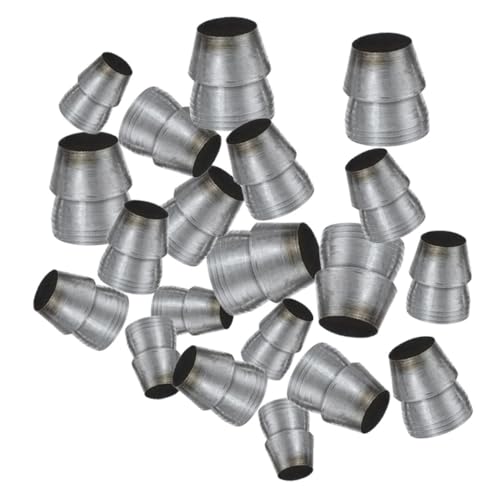 Sewroro Cunei in Ferro Rinforzati per Manici da Giardinaggio, Fissatori di Sicurezza Testa Tonda, Set da 20 Pezzi per Utensili Manuali e Lavori in Orto e Giardino