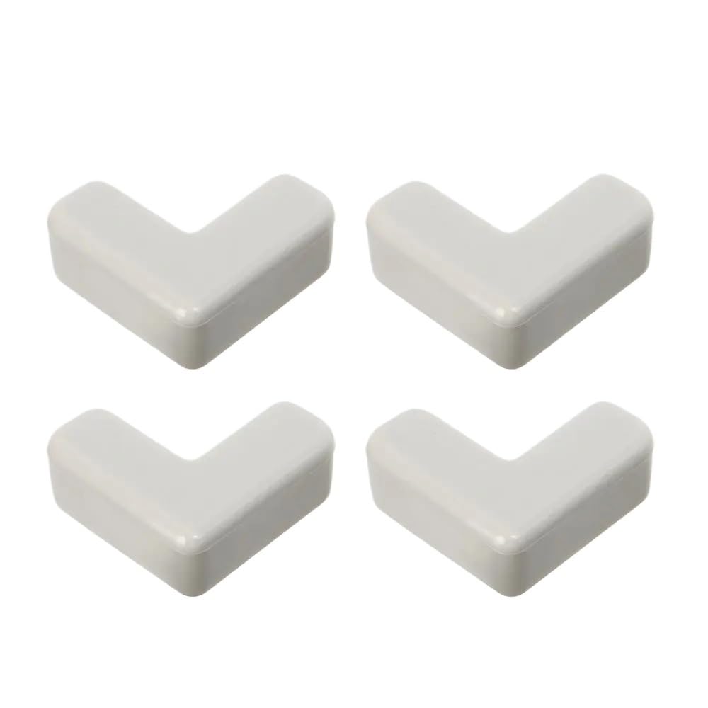 4Pcs Children Desk Security Corner Guards Edge Protection Table Protector Anticollision Strip(Grey)