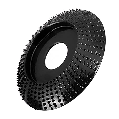 Disco para tallar madera para amoladora angular, Disco abrasivo for tallar madera de carburo tungsteno for amoladora angular 85 mm, multicolor(A Black 85mm)