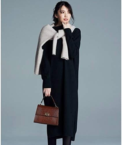 Amazon 23区 Nijyusanku マガジン掲載 サスティナブルウール ニットワンピース 検索番号h45 ネイビー系 38 ワンピース チュニック 通販