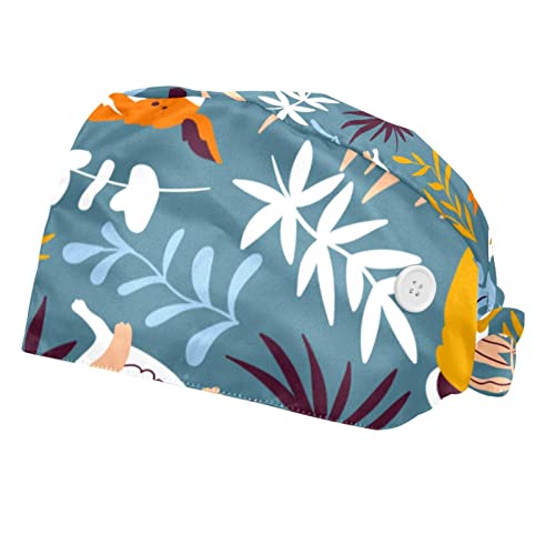 Chapeaux bouffants chien lot de 2 casquettes de travail réglables