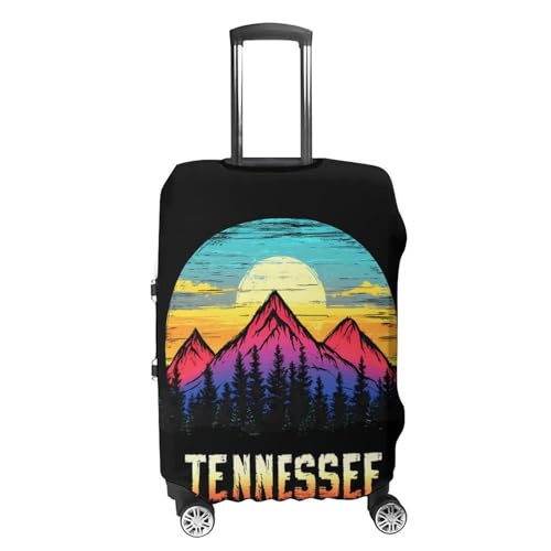 Vintage Tennessee Luggage Covers Washable Travel Suitcase Cover Elastic Baggage Protector4