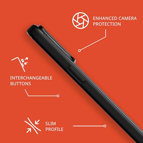 Image of Tech21 Evo Check case for iPhone 15 Pro Max - Compatible with MagSafe - Impact Protection Case - Smokey /Black