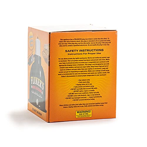 Fluker's Sun Dome Reptile Lamp - Deep Dome Flush Mount Light Fixture, 5.5 Inches - Image 6