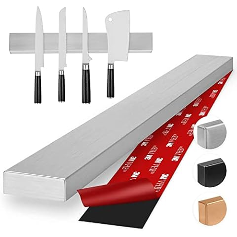Soporte magnético para cuchillos de cocina Thingles de acero inoxidable de 40 cm Cover