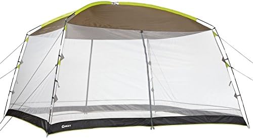 Quest 12 Ft. X 12 Ft. Recreational Mesh Screen House Canopy Tent: Great for Backyard and Camping