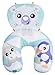 Produktbild Playgro Spielkissen für die Bauchlage Polar-Freunde, für Babys ab der Geburt, Polar Pals Tummy Time Activity Pillow, mit 2 abnehmbaren Rasseln, bunt