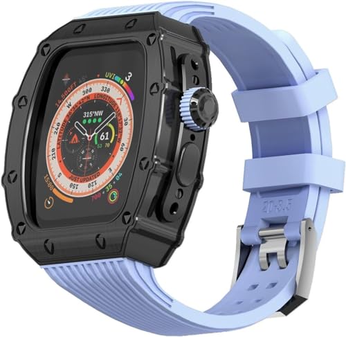 Boîtier de montre en acier inoxydable anti-choc pour Apple Watch Ultra 49 mm respirant