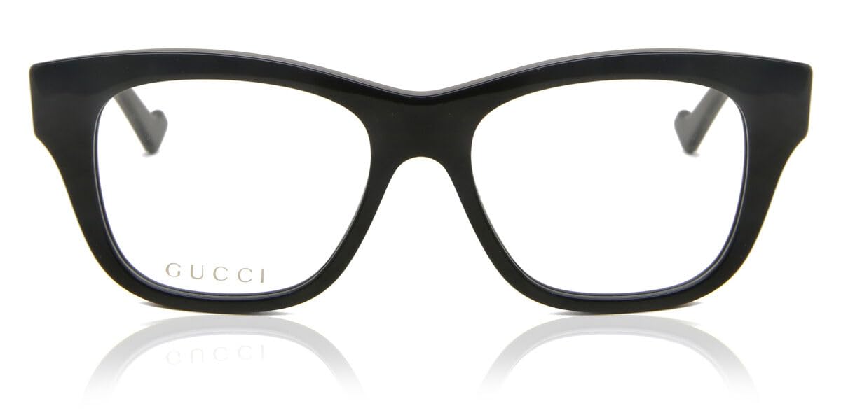 Gucci GG0999O 001 Transparent Black Cat-Eye Women's Sunglasses